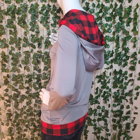 Dressfo Women's Bodycon Cabincore Oversized Hood Hoodie Top size S - Picture 4 of 13